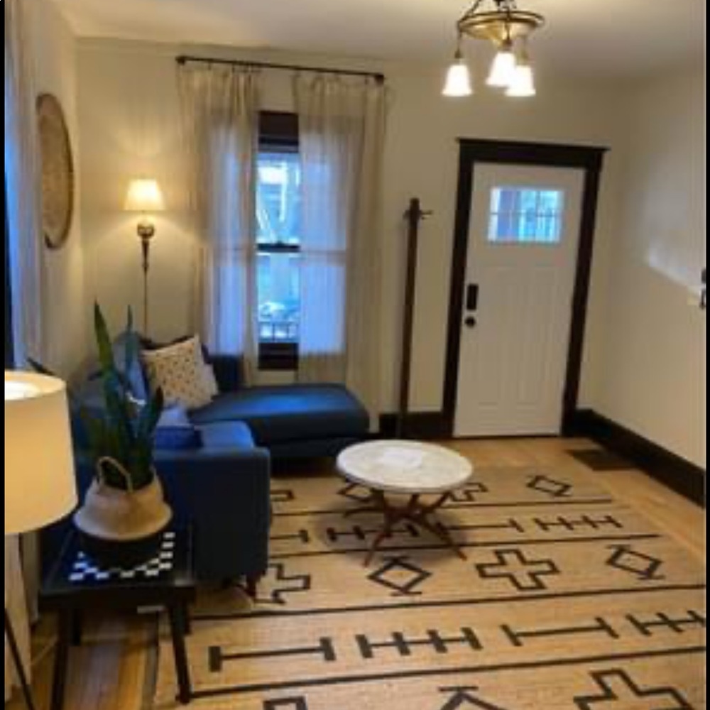 Geometric Jute Rug (8x10) - Picture 4 of 5